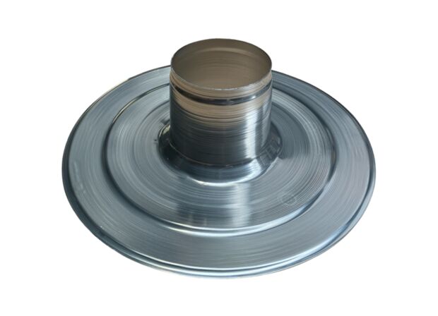 Ubbink plakplaat aluminium 166