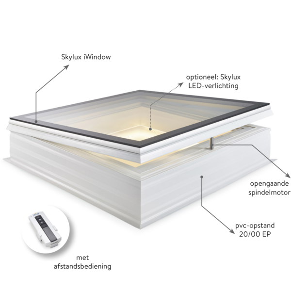 Skylux iWindow2 105x105 ouvert