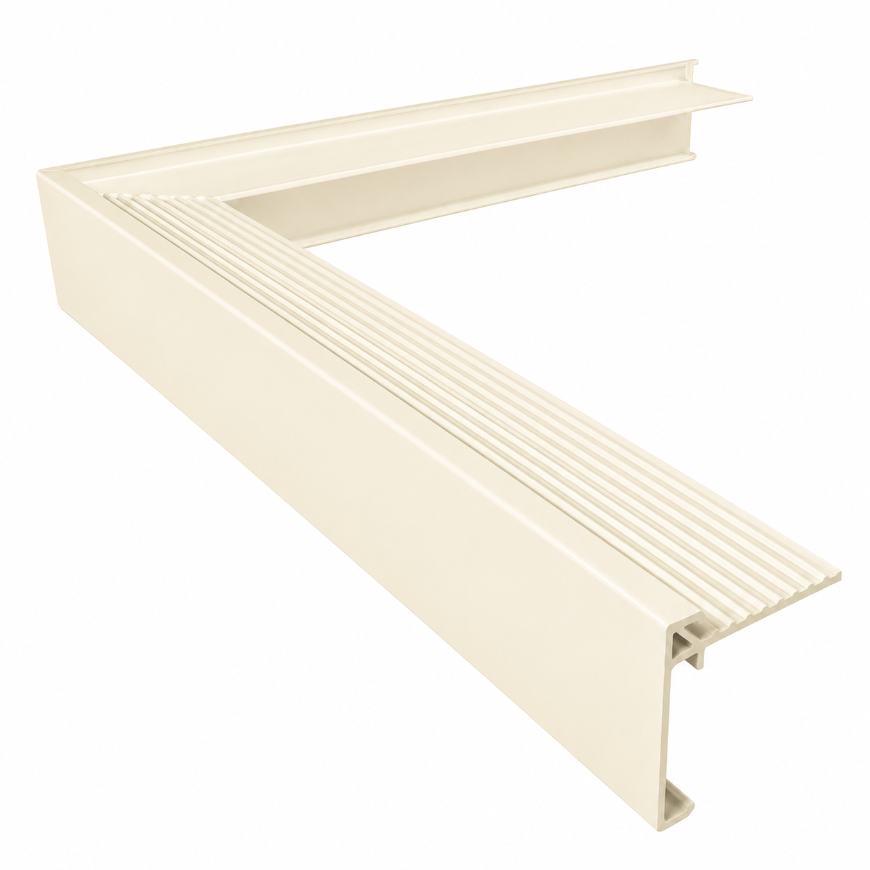 Roval buitenhoek 60/64 RAL9001 crèmewit mat
