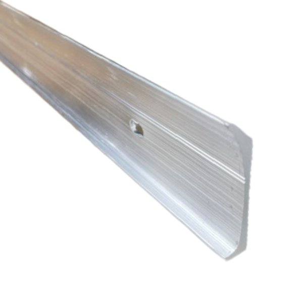 Roval muurklemprofiel 40 mm aluminium brute